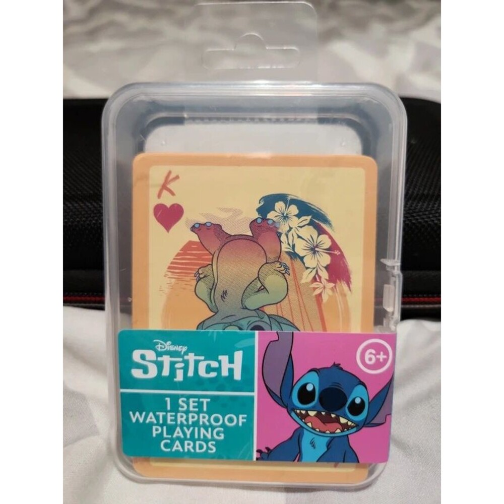 Disney Stitch Waterproof Playing Cards